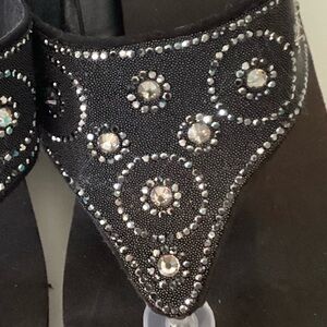 NEW Sun & Sky healed shiny flip flop. Size M 7-8